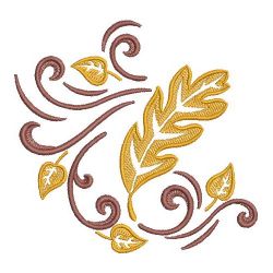 Heirloom Autumn Leaves 06(Sm) machine embroidery designs