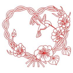 Redwork Hummingbirds 2(Sm) machine embroidery designs