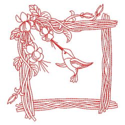 Redwork Hummingbirds 2 03(Lg) machine embroidery designs