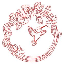 Redwork Hummingbirds 2 07(Lg) machine embroidery designs