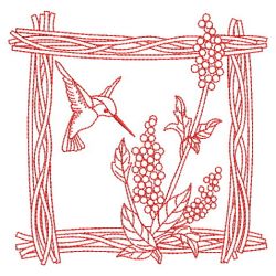 Redwork Hummingbirds 2 09(Lg) machine embroidery designs