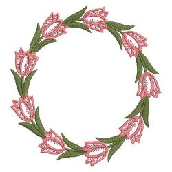 Heirloom Tulips 05(Lg) machine embroidery designs