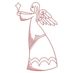 Redwork Angels 3 01(Md) machine embroidery designs