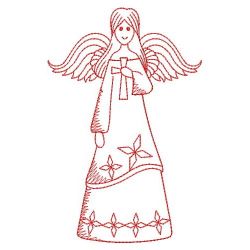 Redwork Angels 3 03(Md) machine embroidery designs