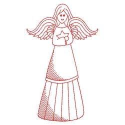 Redwork Angels 3 06(Md) machine embroidery designs