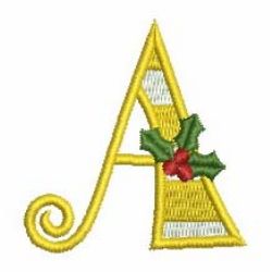 Christmas Alphabet machine embroidery designs