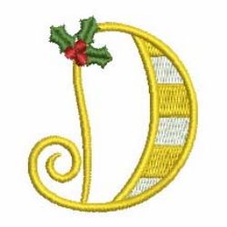 Christmas Alphabet 04 machine embroidery designs