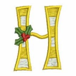 Christmas Alphabet 08 machine embroidery designs