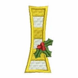 Christmas Alphabet 09 machine embroidery designs