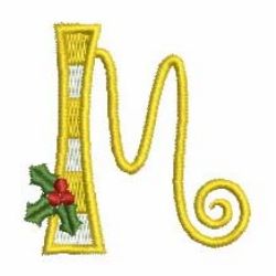 Christmas Alphabet 13 machine embroidery designs