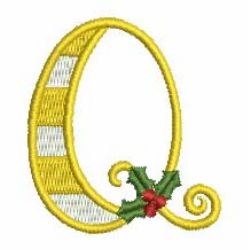 Christmas Alphabet 17 machine embroidery designs