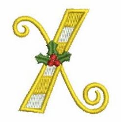 Christmas Alphabet 24 machine embroidery designs