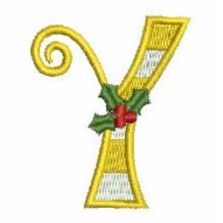 Christmas Alphabet 25 machine embroidery designs