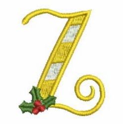 Christmas Alphabet 26 machine embroidery designs