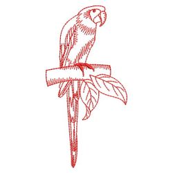 Redwork Parrots 03(Lg) machine embroidery designs