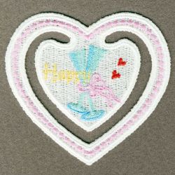 FSL Heart Bookmark 02 machine embroidery designs