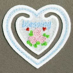 FSL Heart Bookmark 09 machine embroidery designs