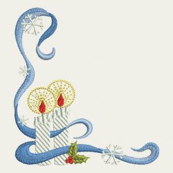 Christmas Ribbon Corner 10 machine embroidery designs