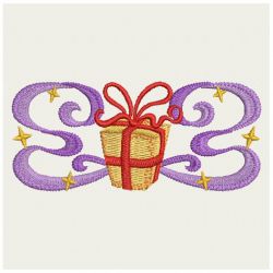 Christmas Ribbon Rectangle 03