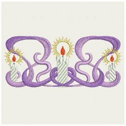 Christmas Ribbon Rectangle 04 machine embroidery designs