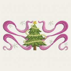 Christmas Ribbon Rectangle 10 machine embroidery designs
