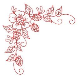 Redwork Flower and Bird 06(Sm) machine embroidery designs