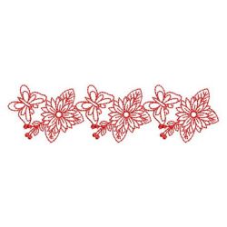Redwork Flower and Cardinal 10(Md) machine embroidery designs