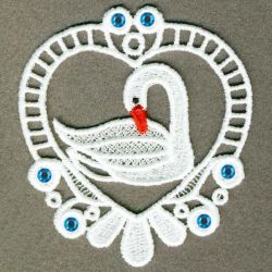 FSL Crystal Swan 05 machine embroidery designs