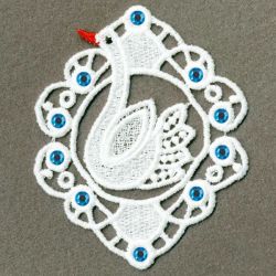 FSL Crystal Swan 07 machine embroidery designs