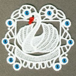 FSL Crystal Swan 08 machine embroidery designs