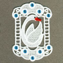 FSL Crystal Swan 10 machine embroidery designs