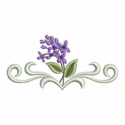 Heirloom Purple Flower 02 machine embroidery designs