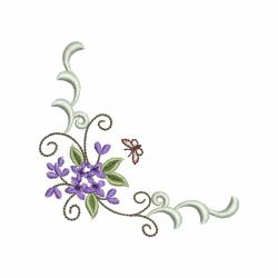 Heirloom Purple Flower 05 machine embroidery designs