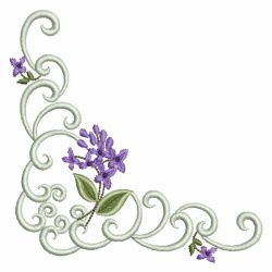 Heirloom Purple Flower 08 machine embroidery designs