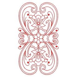 Redwork Rosemaling Deco 01(Md) machine embroidery designs