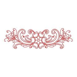 Redwork Rosemaling Deco 02(Md) machine embroidery designs