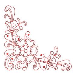 Redwork Rosemaling Deco 03(Lg)