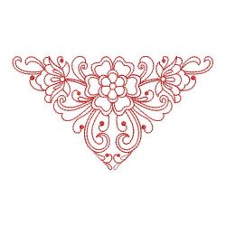 Redwork Rosemaling Deco 04(Lg) machine embroidery designs