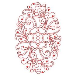 Redwork Rosemaling Deco 05(Sm)