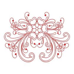 Redwork Rosemaling Deco 10(Md) machine embroidery designs