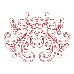 Redwork Rosemaling Deco 10(Lg)