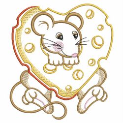 Vintage Holiday Mice(Md) machine embroidery designs
