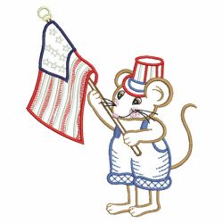 Vintage Holiday Mice 04(Md) machine embroidery designs