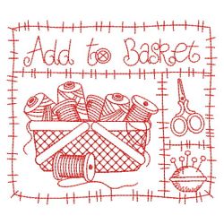 Redwork Sewing Patchwork 08(Md) machine embroidery designs