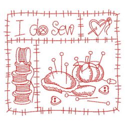 Redwork Sewing Patchwork 10(Md)