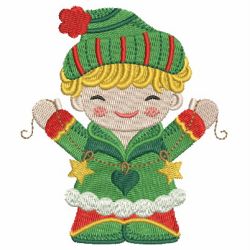 Christmas Dolls 01 machine embroidery designs