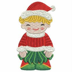 Christmas Dolls 02 machine embroidery designs