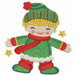 Christmas Dolls 03 machine embroidery designs