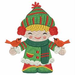 Christmas Dolls 04 machine embroidery designs