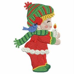 Christmas Dolls 05 machine embroidery designs